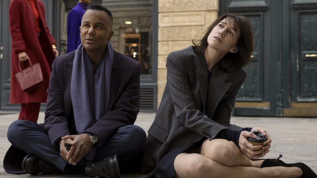 Yanic Truesdale and Charlotte Gainsbourg in 'Étoile'