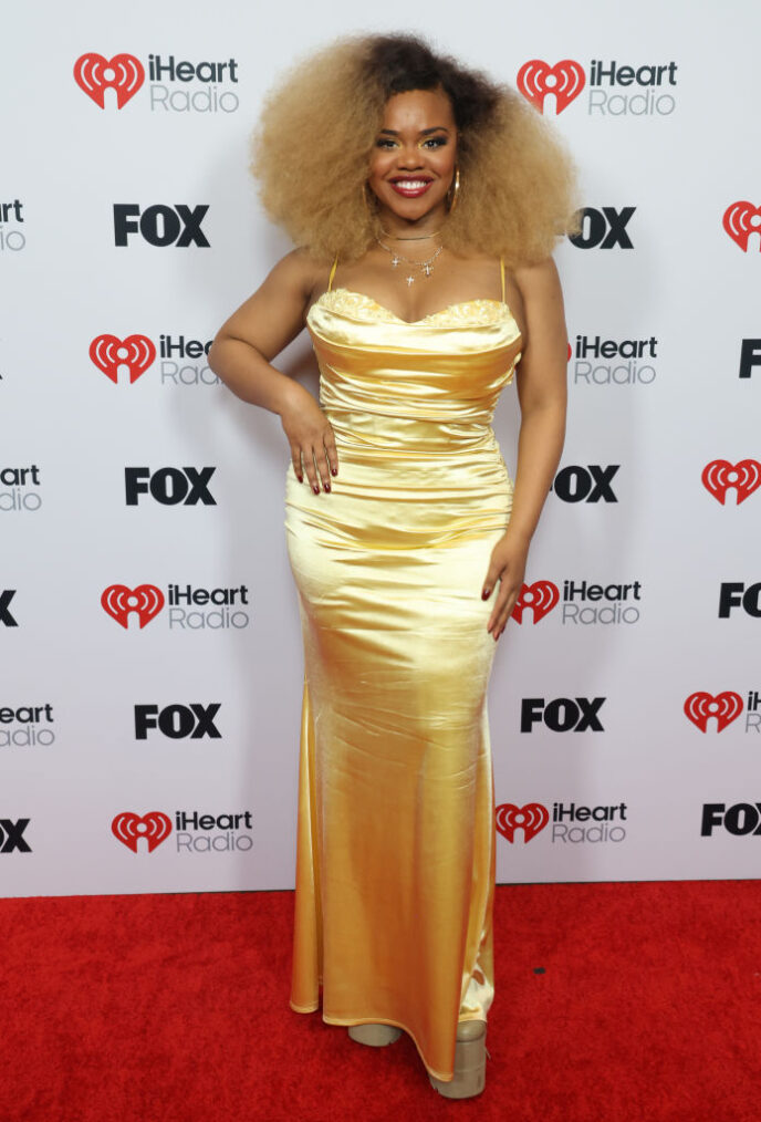 Dara Reneé attends the 2025 iHeartRadio Music Awards at Dolby Theatre in Los Angeles, California on March 17, 2025