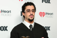 Bad Bunny attends the Winners Walk at the 2025 iHeartRadio Music Awards at Dolby Theatre in Los Angeles, California on March 17, 2025