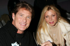 David Hasselhoff and Pamela Bach