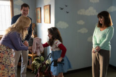Ellen Pompeo, Mark Duplass, Imogen Faith Reid, Mary Birdsong in Good American Family