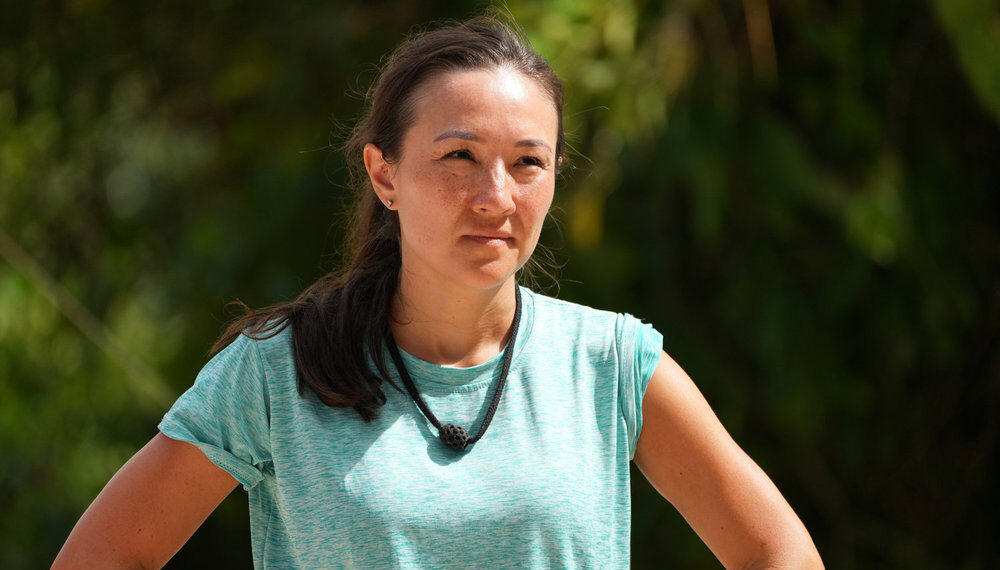DEAL OR NO DEAL ISLAND -- 'Money to Burn' Episode 210 -- Pictured: Courtney CK Kim -- (Photo by: Monty Brinton/NBC)