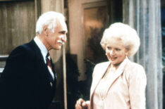 Harold Gould and Betty White in The Golden Girls