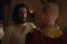 Jonathan Roumie as Jesus healing Gaius' son in The Chosen