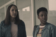 Amanda Brugel and Samira Wiley in The Handmaid's Tale - 'Exile'