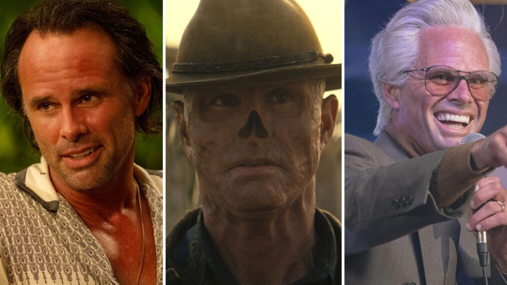 Walton Goggins in 'The White Lotus,' 'Fallout,' and 'The Righteous Gemstones.'