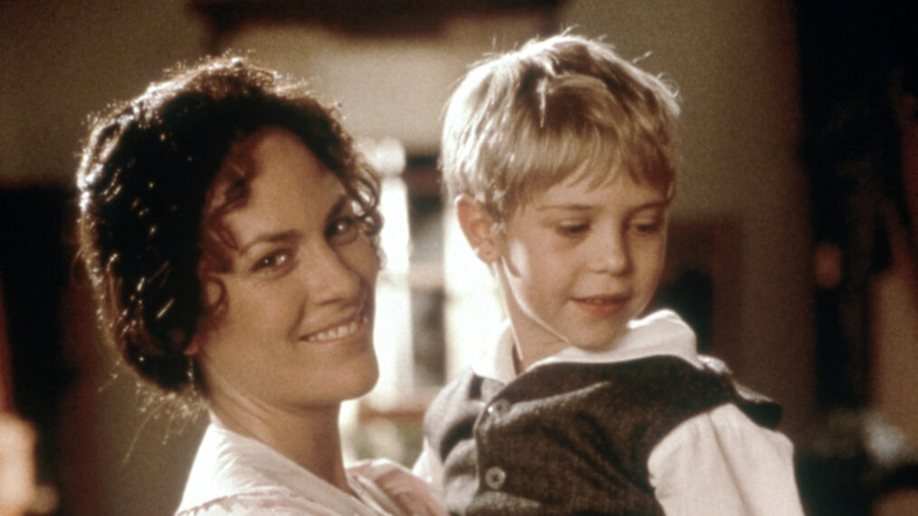 Annabeth Gish as Mary Follet and Austin Wolff as Rufus Follet in 'A Death in the Family'
