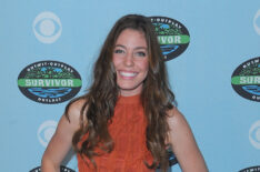 Amanda Kimmel arrives at the CBS 'Survivor' 10 Year Anniversary Party on January 9, 2010