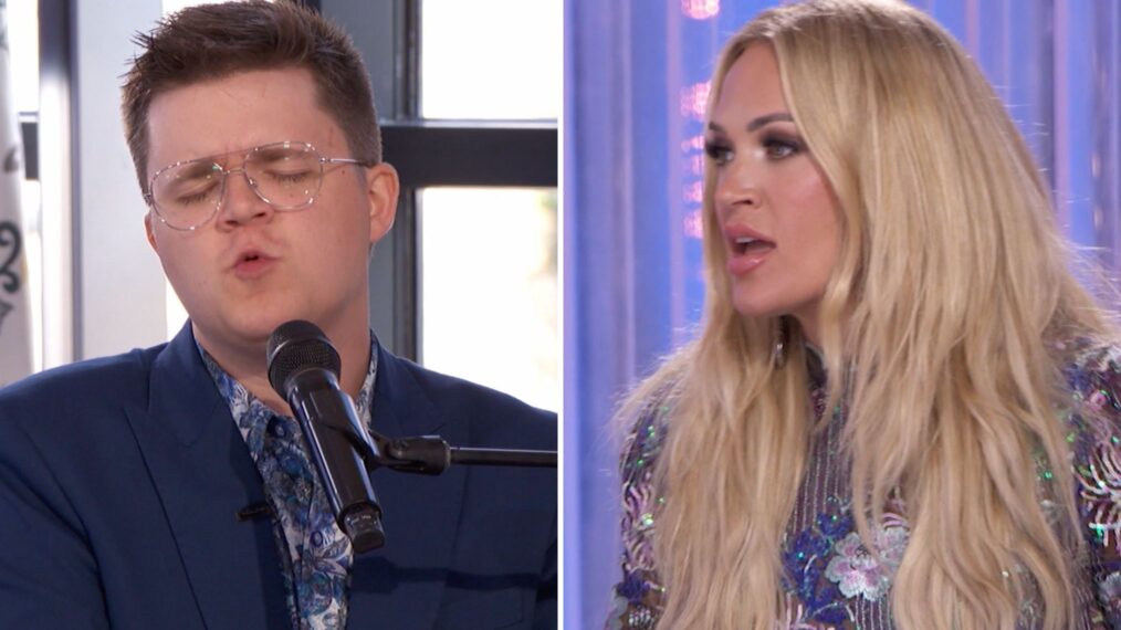 josh king auditioning for american idol, carrie underwood judging american idol