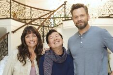 Grace Palmer, guest star Ken Jeong, and Joel McHale — 'Animal Control'