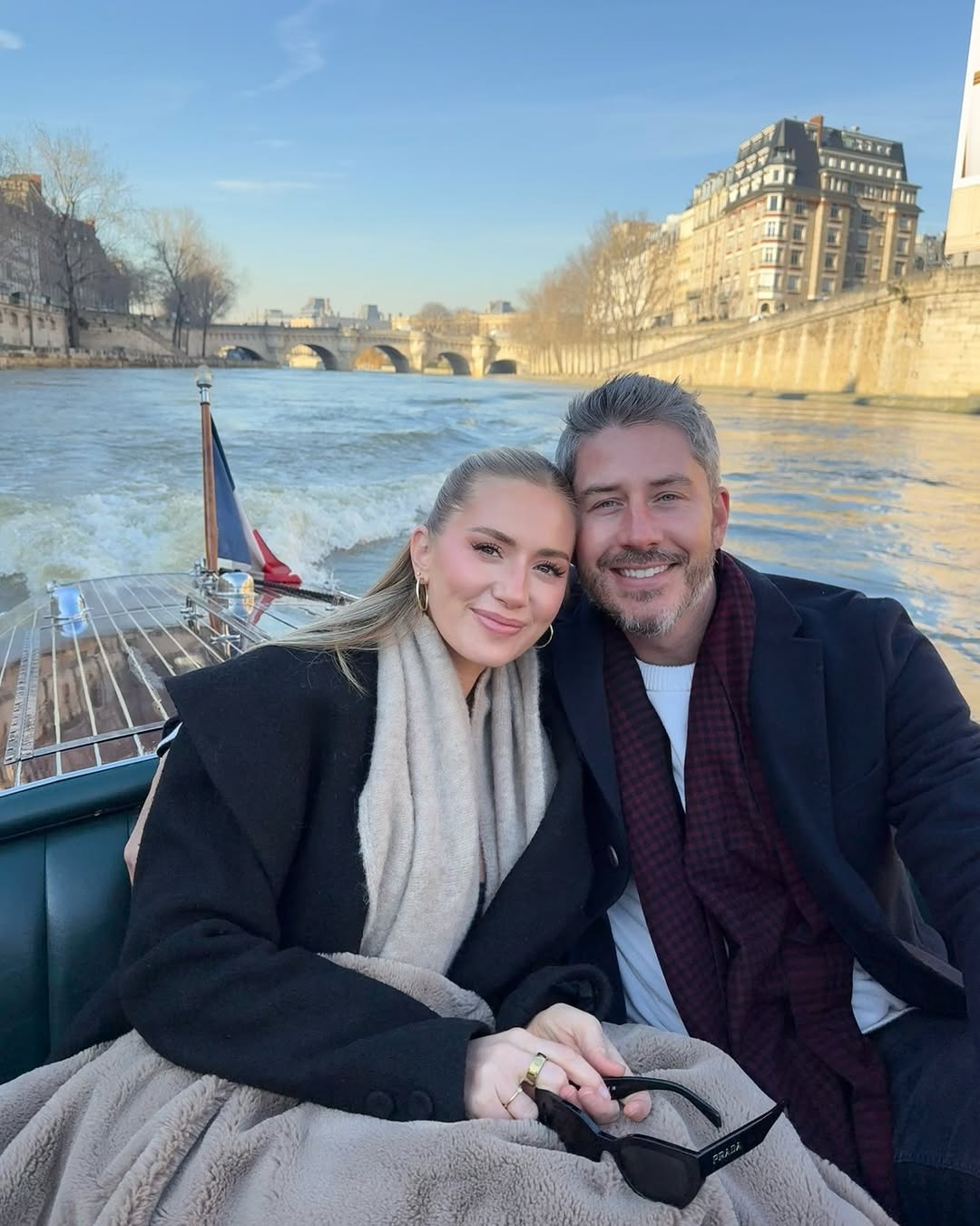 Arie Jr and Lauren Luyendyk in Paris.