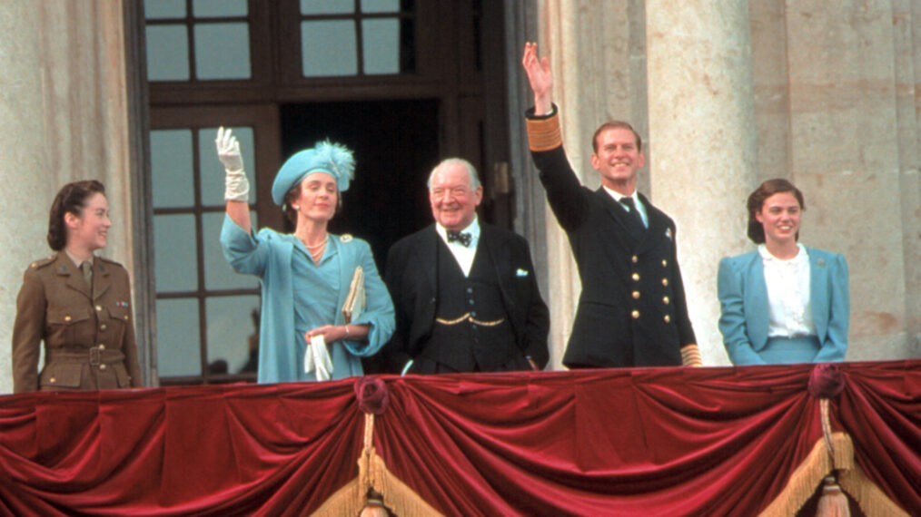 Elisabeth Dermot-Walsh, Juliet Aubrey, David Ryall, James Wilby, and Hannah Wiltshire in 'Bertie and Elizabeth'