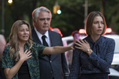 Elizabeth Banks, Jessica Biel, and Michael Harney in 'The Better Sister'