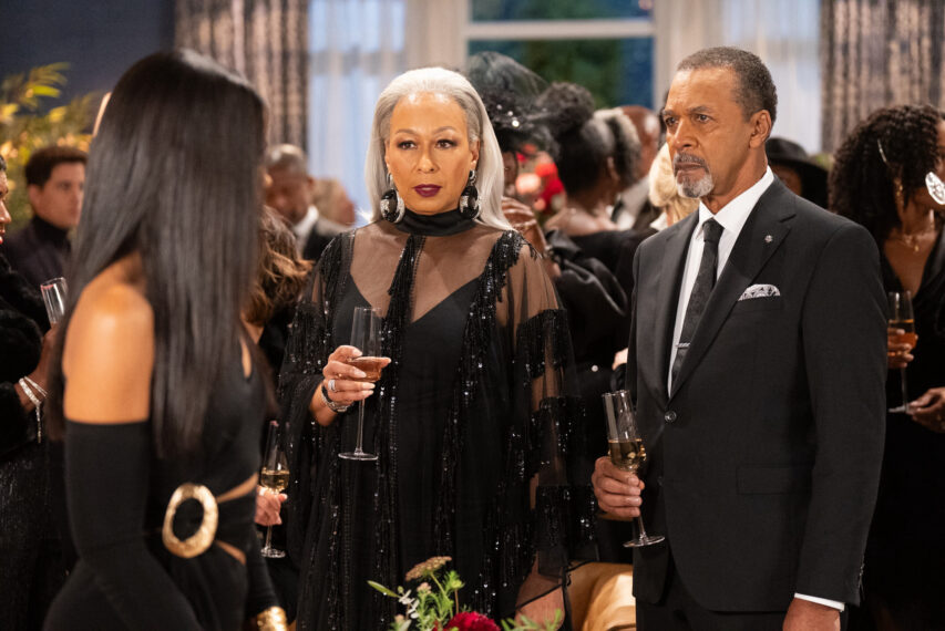 Tamara Tunie as Anita Dupree and Clifton Davis as Vernon Dupree in 'Beyond the Gates' Season 1 Episode 5