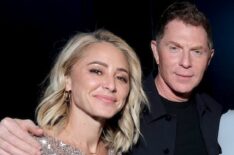 Brooke Williamson, Bobby Flay, attend the Food Network New York City Wine & Food Festival