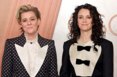 Brandi Carlile and Catherine Shepherd attend the 97th Annual Oscars at Dolby Theatre on March 02, 2025 in Hollywood, California.