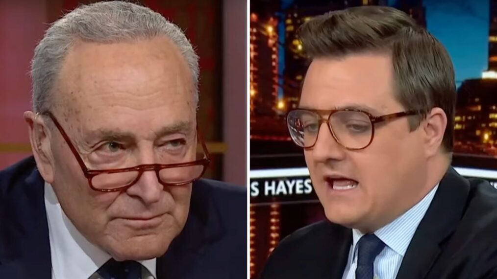 MSNBC’s Chris Hayes Gets Frustrated With Chuck Schumer Live On Air