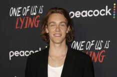 Cooper van Grootel attends the finale event for Peacock's 'One of Us Is Lying' at Santa Monica Airport on October 20, 2021 in Santa Monica, California.