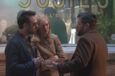 Charlie Cox, Deborah Ann Woll, and Elden Henson in 'Daredevil: Born Again'