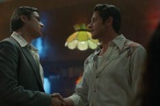Kiowa Gordon and Alex Meraz in 'Dark Winds' Season 3