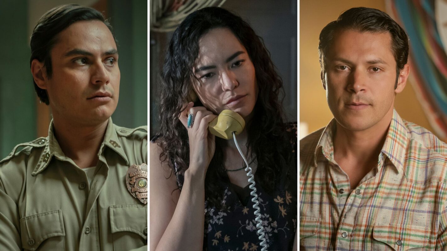 Kiowa Gordon, Jessica Matten, and Alex Meraz for 'Dark Winds' Season 3
