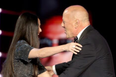 Demi Moore and Bruce Willis attend the Comedy Central Roast of Bruce Willis