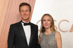 HOLLYWOOD, CALIFORNIA - MARCH 02: (L-R) Edward Norton and Shauna Robertson attend the 97th Annual Oscars at Dolby Theatre on March 02, 2025 in Hollywood, California.