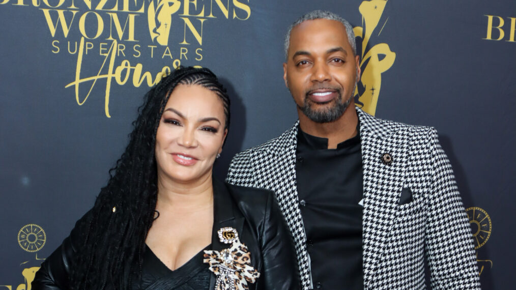 Egypt Sherrod and Mike Jackson attend the BronzeLens Women SuperStars Awards
