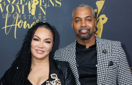 Egypt Sherrod and Mike Jackson attend the BronzeLens Women SuperStars Awards