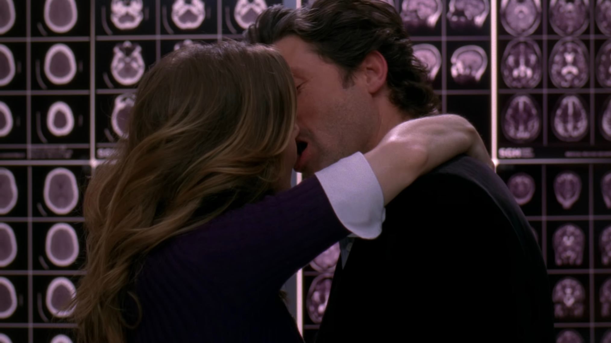 Patrick Dempsey and Ellen Pompeo on 'Grey's Anatomy.'