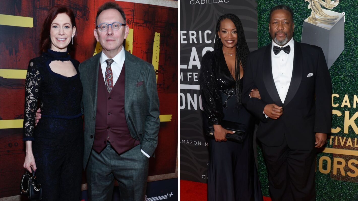 Carrie Preston and Michael Emerson attend Paramount+'s 'Evil' special screening, Erika Woods and Wendell Pierce attend the 6th Annual American Black Film Festival Honors: A Celebration Of Black Excellence In Hollywood