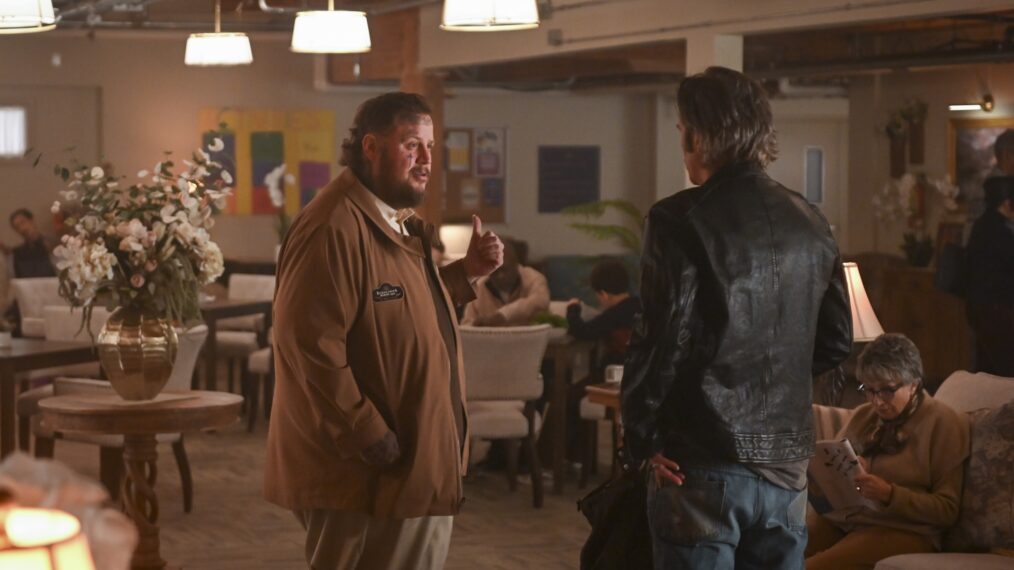 Jelly Roll as Noah and Billy Burke as Vince Leone — 'Fire Country' Season 3 Episode 17 
