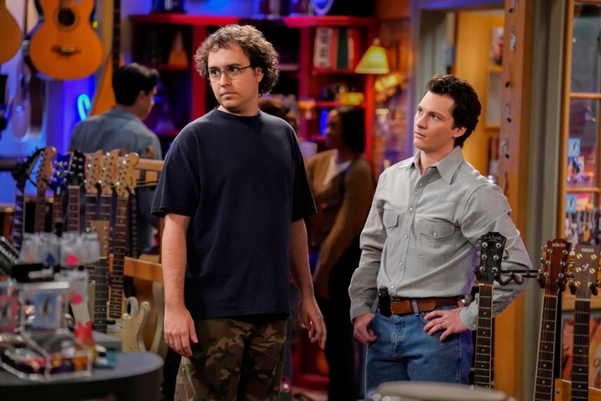 Dougie Baldwin and Montana Jordan in 'Georgie & Mandy's First Marriage'
