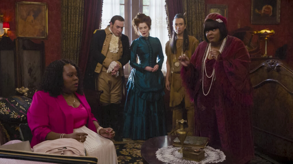Brandon Scott Jones as Isaac, Rebecca Wisocky as Hetty, Román Zaragoza as Sasappis, and Danielle Pinnock as Alberta