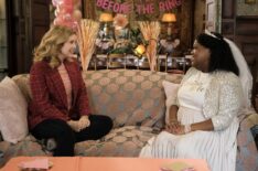 Rose McIver and Ashley D. Kelley in 'Ghosts' Season 4