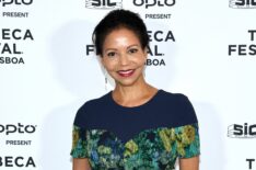 Gloria Reuben attends the Tribeca Festival Lisboa Kick-Off Reception at Tribeca Film Center