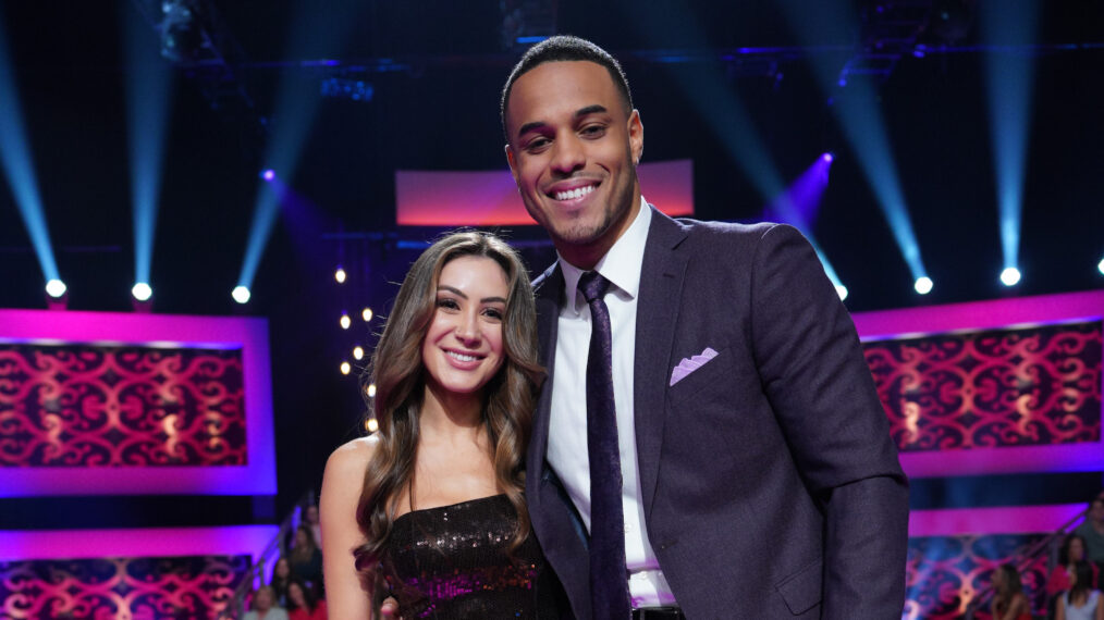 Juliana Pasquarosa and Grant Ellis during 'After the Final Rose'