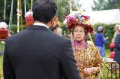 Alphy Kottaram (Rishi Nair), Sylvia Chapman (Tessa Peake-Jones) in 'Grantchester' Season 10
