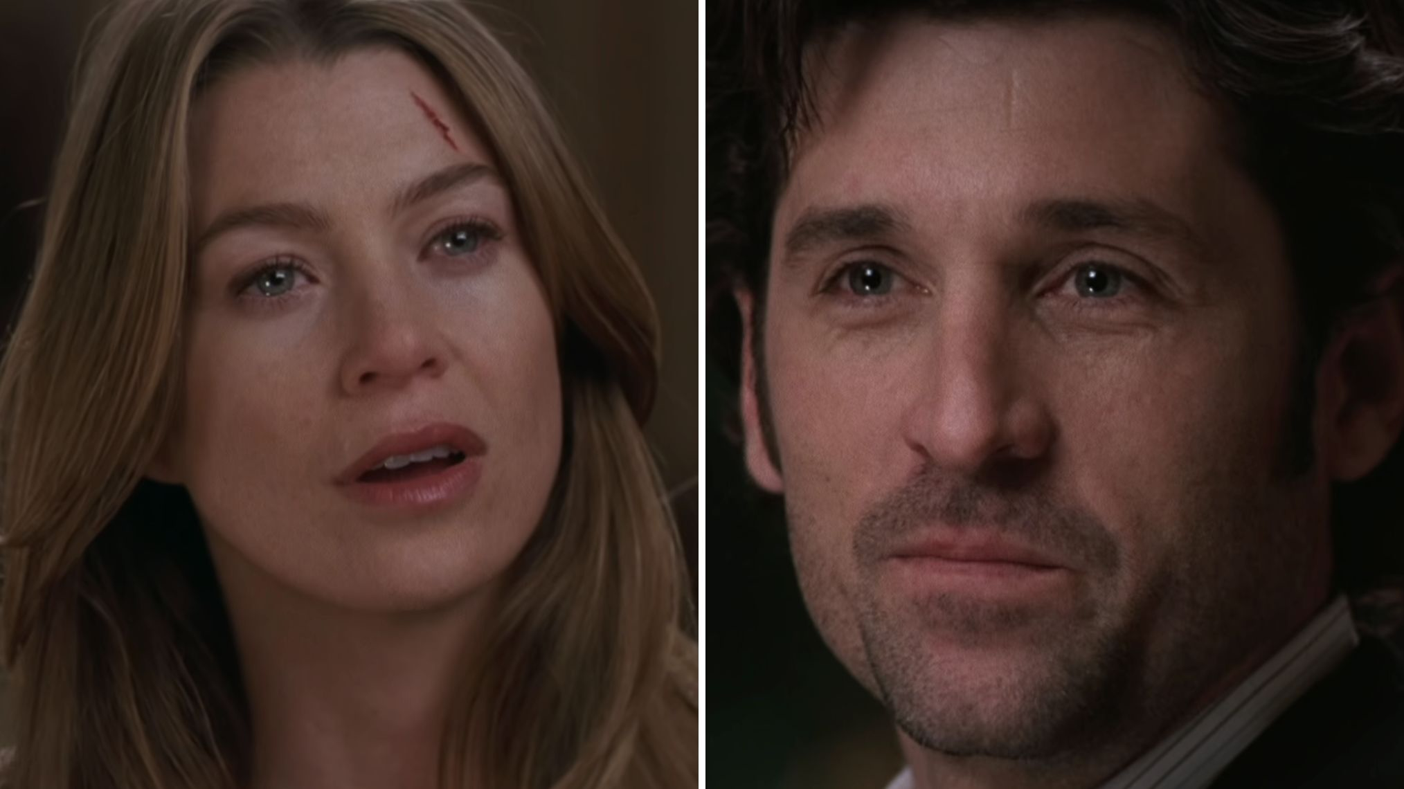 Patrick Dempsey and Ellen Pompeo in 'Grey's Anatomy' Season 2