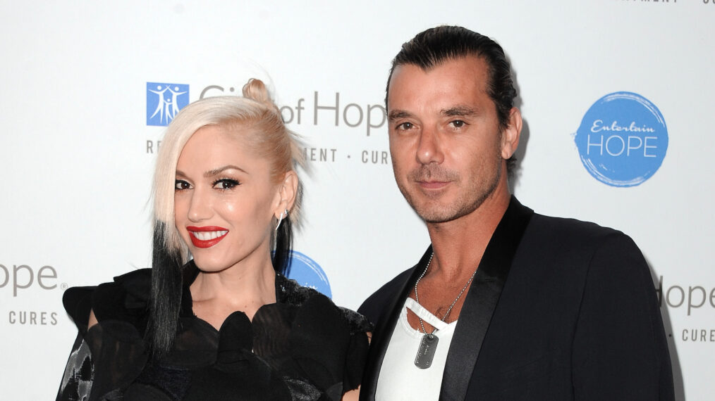 Singer Gwen Stefani and singer Gavin Rossdale attend the City of Hope Spirit of Life Gala honoring Apple's Eddy Cue at the Pacific Design Center on October 23, 2014 in West Hollywood, California.
