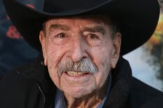 Actor Jack Lilley attends an outdoor special screening of the Spaghetti Western 'No Name & Dynamite' at Sable Ranch on February 12, 2022 in Santa Clarita, California
