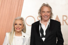 Jacki Weaver and Sean Taylor attend the 97th Annual Oscars at Dolby Theatre on March 02, 2025 in Hollywood, California.