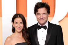 Amanda Anka and Jason Bateman attend the 2025 Vanity Fair Oscar Party