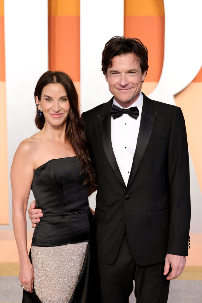 Amanda Anka and Jason Bateman attend the 2025 Vanity Fair Oscar Party
