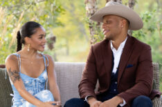 Dater Tyana with Farmer Jay in the season premiere episode of Farmer Wants a Wife