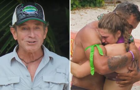 Jeff Probst cries on Survivor
