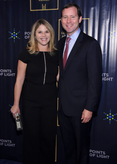 Jenna Bush Hager and Henry Hager attend The George H.W. Bush Points Of Light Awards Gala at Intrepid Sea-Air-Space Museum on September 26, 2019 in New York City.