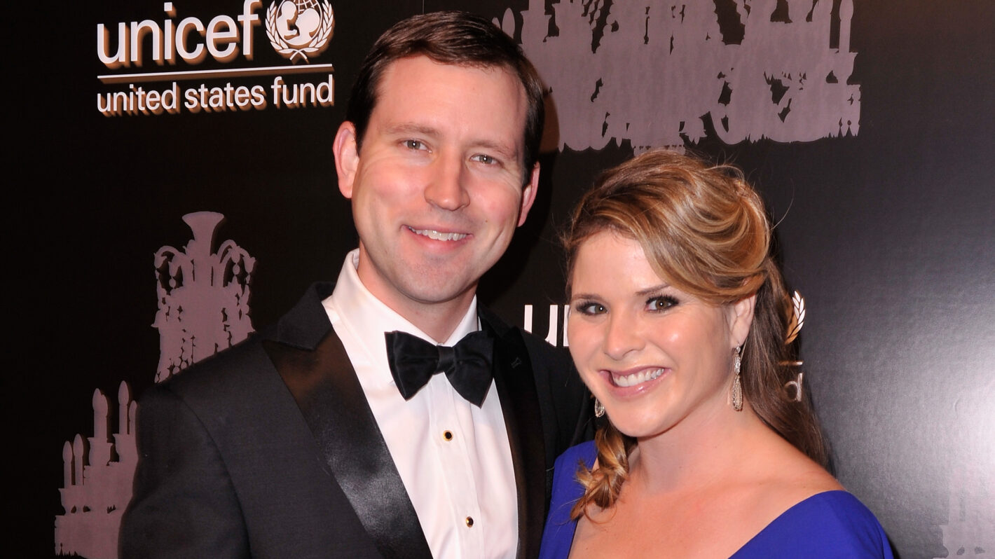 Henry Hager and UNICEF Next Generation Chair, Jenna Bush Hager attend The Ninth Annual UNICEF Snowflake Ball