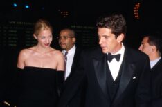 John F. Kennedy, Jr. and wife Carolyn attend a function in honor of his mother, Jacqueline Onasis, October 4, 1998 at Grand Central Station in New York City. July 16, 2000 marks the one year anniversary that John F. Kennedy Jr., 38, died in a plane crash off the coast of Martha's Vineyard with his wife Carolyn Bessette Kennedy, 33, and her sister Lauren Bessette, 34.