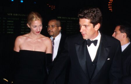 John F. Kennedy, Jr. and wife Carolyn attend a function in honor of his mother, Jacqueline Onasis, October 4, 1998 at Grand Central Station in New York City. July 16, 2000 marks the one year anniversary that John F. Kennedy Jr., 38, died in a plane crash off the coast of Martha's Vineyard with his wife Carolyn Bessette Kennedy, 33, and her sister Lauren Bessette, 34.